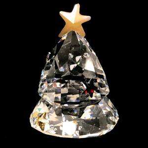 375【箱付き】SWAROVSKI スワロフスキー ロッキング クリスマスツリー オーナメント 置物 コレクション Rocking Christmas Tree Star