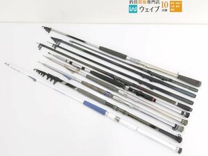 NFT パワーループ アドバンス 小船 20-360・ダイワ フネ IL V 64 50-350 等 船竿 計10本 ジャンク品