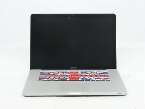 中古　MacBook　Pro　A1286　　　通電しません　バッテリー欠品　底面カバー欠品　HDD接続コネクター欠品　詳細不明　ジャンク品