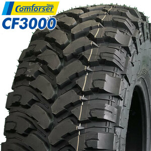 【2023年製】 COMFORSER 265/70R17 LT 121/118Q 10PR CF3000 コンフォーサー ブラックレター MTタイヤ マッドテレーン マッド 1本