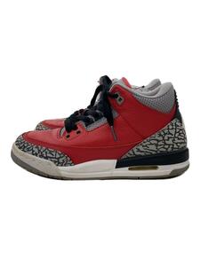 NIKE◆AIR JORDAN 3 RETRO SE GS/23cm/RED