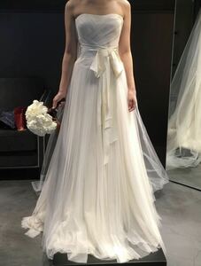 Vera Wang Delaney ヴェラウォン デラニーUS６サイズ　田丸麻紀さん着用モデル　ウエディンドレス定価495000円