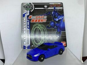 BANDAI 超速変形 ジャイロゼッター MM-07 NISSAN GT-R 日産 ニッサン R35 取説有