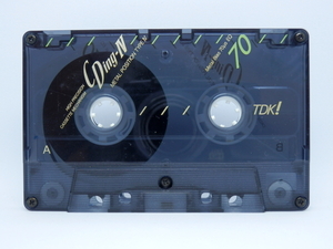 使用済みメタルカセットテープ　TDK CDing-Ⅳ 70　TYPE Ⅳ / メタルポジション