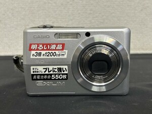 A2　CASIO　カシオ　EX-Z600　EXILIM　コンパクトデジタルカメラ　シルバーカラー　現状品