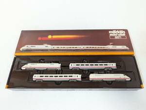  Marklin 0812　メルクリン Zゲージ Ice Railcar Train Set ICE 高速列車 4両セット 8871 Ｎゲージ 鉄道模型