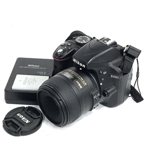 1円 Nikon D3300 AF-S Micro NIKKOR 40mm 1:2.8 G デジタル一眼レフ デジタルカメラ C011933