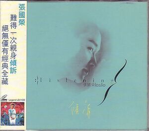 張國榮 レスリー・チャン VCD／Listening 傾訴 MTV/Karaoke VCD 1997年 香港盤