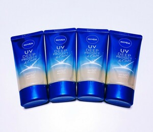 ニベア UV ディーププロテクト & ケア エッセンス 日焼け止め 50g 4本セット 未使用 送料込み