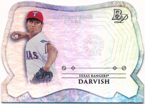 ダルビッシュ有 MLB 2014 Bowman Platinum Cutting Edge Stars Yu Darvish