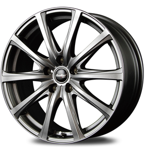 マルカ ホイール ユーロスピード V25 ホンダ アコード CL7-9 MID 【17×7.0J 5-114.3 INSET55 メタリックグレー】 4本セット