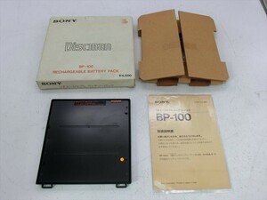 【IJ29-88】【60サイズ】◇ソニー Discman ディスクマン CDウォークマン用のバッテリーパック BP-100/ジャンク扱い/※パッケージ傷み有