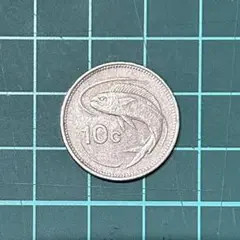 «匿名発送» 外国コイン マルタ シイラ 10セント 1986年