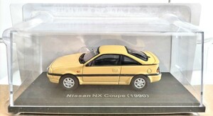 新品 未開封 日産 NXクーペ 1990年 アシェット 国産名車コレクション 1/43 ノレブ/イクソ 旧車 ミニカー B8