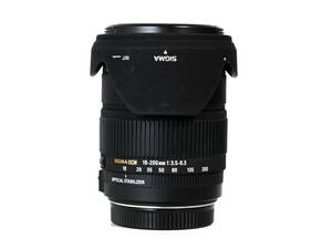 SIGMA DC 18-200mm F3.5-6.3 OS For CANON