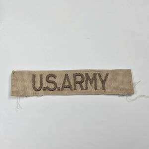 デザート 米軍実物 ネームテープ パッチ ベルクロなし 縫い付け用 ARMY アメリカ陸軍 ヴィンテージ リメイク サバゲー コレクション ②