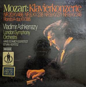 輸入LP盤 ウラディミール・アシュケナージ/イッセルシュテット/ケルテス/London Sym　Mozart Piano協奏曲6,8,9&20番 (2LP)　 