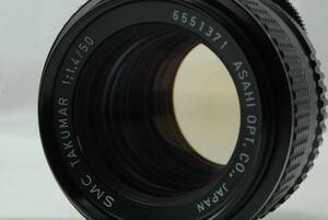 PENTAX SMC TAKUMAR 50mm F1.4 M42 Lens SN6551371