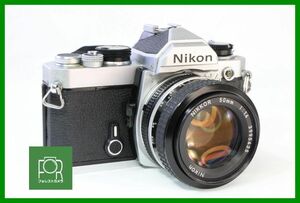 【同梱歓迎】実用■ニコン Nikon FM+AI 50mm F1.4■シャッター全速・露出計完動■EEE1108