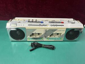 AIWA アイワ　CS-W99 ダブルラジカセ　ラジオ受信OK，テープ再生不可 電源ケーブル付き（100s)