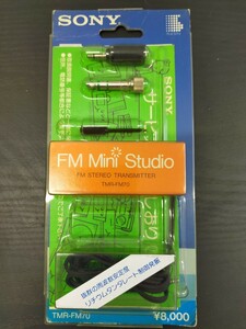 新品未使用☆SONY ソニー TMR-FM70 FM Mini StudioFM STEREO TRANSMITTER