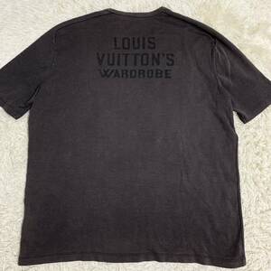 ルイヴィトン 【人気モデル】 LOUIS VUITTON 半袖 Tシャツ カットソー トップス バックロゴ カーキ メンズ サイズM