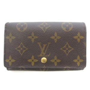 ルイヴィトン LOUIS VUITTON M61730 モノグラム ポルト モネ ビエトレゾー 二つ折り財布 ウォレット ブラウン 茶 レディース