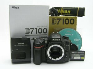 ★ハローカメラ★0141 Nikon D7100 Body 2410万画素 【 付属品あり】難有 動作品 現状 1円スタート 即決有り