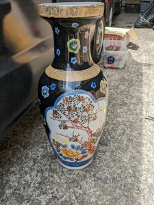 中国 古玩 花瓶　ツボ 骨董品 高さ62センチ　古い