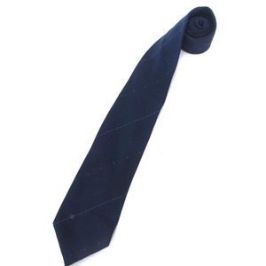 シャネル CHANEL ココマーク ネクタイ レギュラータイ 総柄 シルク100％ ネイビー 紺 ■GY11 メンズ