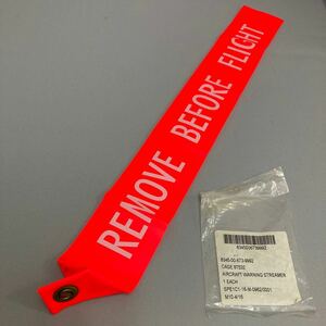 【米軍実物】航空機用RBF (REMOVE BEFORE FLIGHT)フラッグ