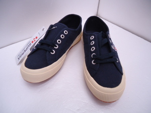 【KCM】UG-37-36★ワケあり未使用品★【SUPERGA/スペルガ】レディース　スニーカー　キャンバス　36 約23.0cm ネイビー 2750 COTU CLASSIC