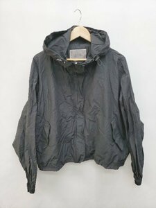 ◇ NICE CLAUP ナイスクラップ シンプル ジップアップ 薄手 長袖 ジャケット サイズF ブラック レディース P