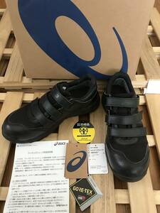 送料無料 asics アシックス ウィンジョブ CP602 G-TX 26.5cm 3E 幅広 ブラック 黒 メンズ 安全靴 作業靴 GORE-TEX ゴアテックス シューズ