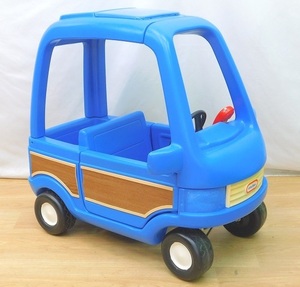 M083Mちょる★Little Tikes リトルタイクス 乗用玩具 青 ブルー 軽トラ トラック 軽バン 仕事車 荷台 電話 ドア付き