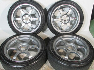 ☆SSR■タイプC■SPEED Star Racing■100-5H/17-7.5J/+50■215/45R17■DUNLOP■DIREZZA■DZ101■レガシィ.インプレッサ.プリウス.86.BR-Z等