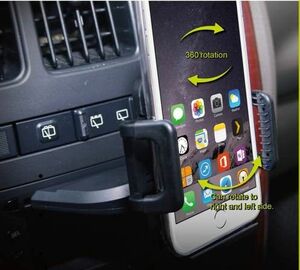 iPhone スマートフォン ホルダー CDスロット 装着 車 車内 スマホ アイフォン ケース sim 格安 カーオーディオ ナビ 角度調整 1din 2din