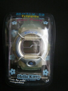 ☆新品未使用！Baby‐G　Tripper ハローキティ　コラボ時計　激レアもの！　ブルー　ベビーG　トリッパー　HelloKitty※電池切れ※blue