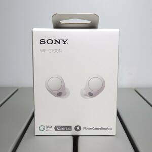 新品 未使用品 SONY ソニー WF-C700N ワイヤレスノイズキャンセリングステレオヘッドセット ホワイト Bluetooth完全ワイヤレスイヤホン