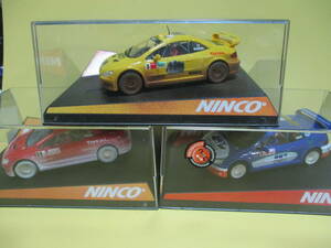 NINCO PEUGEOT 307 WRC 3台セット
