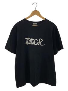 Dior HOMME◆Peter Doig Oversized Tee/Tシャツ/XXL/コットン/BLK/143j685c0677