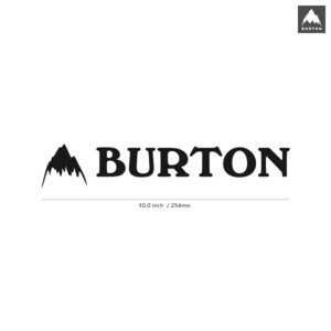 【BURTON】バートン★16★ダイカットステッカー★切抜きステッカー★10.0インチ★25.4cm