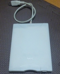 【中古、動作確認済】USB 3.5インチFDD、NEC YD-8U10