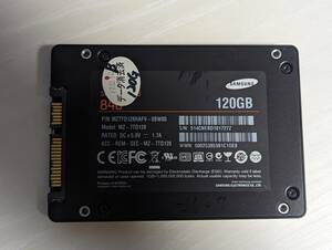 SAMSUNG SSD120GB【動作確認済み】2607　