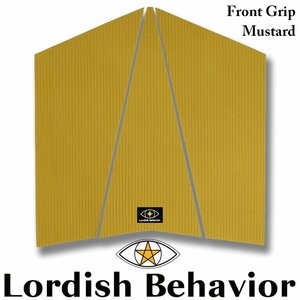 ■Lordish Behavior■LB デッキパッド Front grip [Mustard] フロント用 3Piece／ローディッシュビヘイビア