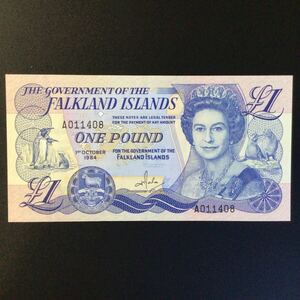 World Paper Money FALKLAND ISLANDS 1 Pound【1984】