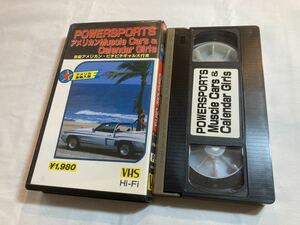 アメリカン・マッスル・カーズ&カレンダー・ガールズ 金髪アメリカン・ピチピチギャル大行進 VHS シボレー カマロ コルベット マスタング