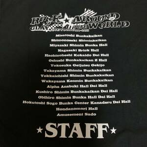 非売品 GLAY ライブ ツアー 2010 2011 バンド スタッフ Tシャツ グレイ