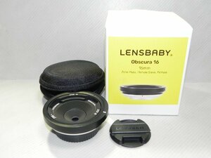 LENSBABY レンズベビー Obscura（オブスクラ）16 フジXマウント