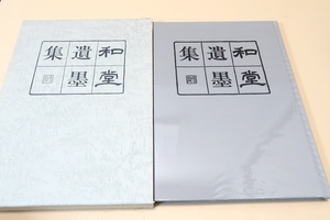 和堂遺墨集/かな書壇の振興に大きな役割をはたし古筆・写経の研究や収集で知られた書道界の重鎮・植村和堂先生の遺墨展/傑作約100点を展示